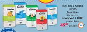 Clicks Health Essentials Products-Per Pack