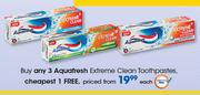 Aquafresh Extreme Clean Toothpastes-Each