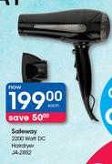 Safeway 2200 Watt DC Haridryer JA2852-Each