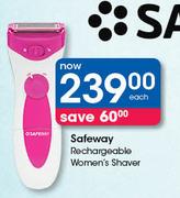Safeway Rechargeable Women's Shaver-Each