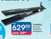 Toni & Guy Salon Pro Wide-Plate Straightener-Each