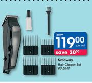 Safeway Hair Clipper Set PIA5541-Per Set