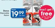 Dorco  Disposable Razors-Per Offer