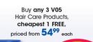 V05 Hair Care Products-Each