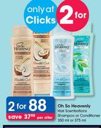 Oh So Heavenly Hair Scentsations Shampoo Or Conditioner 350ml Or 375ml-For 2 Per Offer