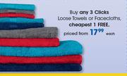 Loose Towels Or Facecloths-Each