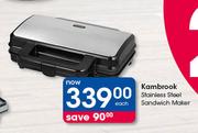 Kambrook Stainless Steel Sandwich Maker