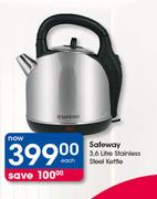 Safeway 3.6 Litre Stainless Steel Kettle