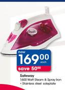 Safeway 1600 Watt Steam & Spray Iron