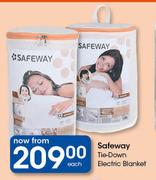 Safeway Tie-Down Electric Blanket-Each