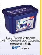 Omo Auto With 17 Concentrated Capsules-Per Pack