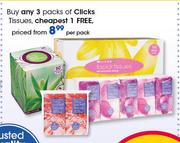 Clicks Tissues-Per Pack