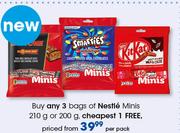 Nestle Minis 210g Or 200g-Per Pack