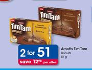 Arnotts Tim Tam-2x81g Per Offer