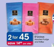 D'Licious Assorted Fudge And Toffee-For 2 Per Offer