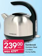 Kambrook Stainless Steel Cordless Dome Kettle