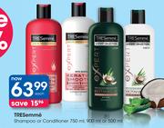 Tresemme Shampoo Or Conditioner 750ml, 900ml Or 500ml-Each