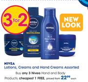 Nivea Hand & Body Products-Each