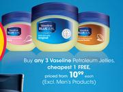 Vaseline Petroleum Jellies-Each