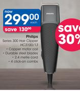 Philips Series 300 Hair Clipper HC3100/13-Each
