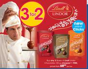  Lindt Lindor Chocolates-125g Per Box