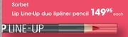 Sorbet Lip Line Up Dup Lipliner Pencil-Each