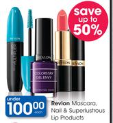 Revlon Mascara Nail & Superlustrous Lip Products-Each