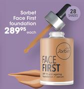 Sorbet Face First Foundation-Each