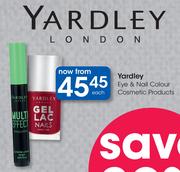 Yardley Eye & Nail Colour Cosmetic Products-Each