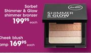 Sorbet Shimmer & Glow Shimmer Bronzer-Each