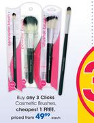 Clicks Cosmetics Brushes-Each