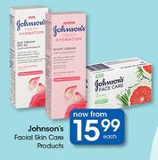 Johnson's Facial Skin Care Products-Each