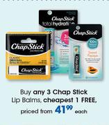 Chap Stick Lip Balms-Each