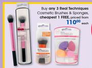 Real Techniques Cosmetic Brushes & Sponges-Each