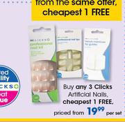Clicks Artificial Nails-Per Set