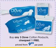 Dove Cotton Products-Per Pack