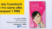 Clicks Skin Essentials Perfecting Nose Pore Strips-Per Pack