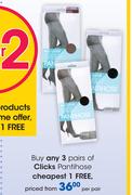  Clicks Pantihose-Per Pair