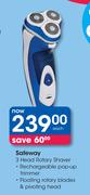 Safeway 3 Head Rotary Shaver-Each