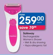 Safeway Rechargeable Women's Shaver-Each