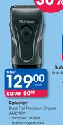 Safeway Dual Foil Precision Shaver JATC909-Each