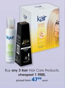 Kair Hair Care Products-Each