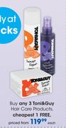 Toni & Guy Hair Care Products-Each