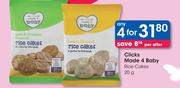 Clicks Made 4 Baby Rice Cakes-4 x 20g