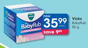  Vicks Baby Rub-50g Each