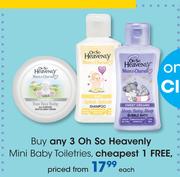 Oh So Heavenly Mini Baby Toiletries-Each