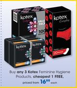 Kotex Feminine Hygiene Products-Each