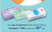  Johnson's Baby Soaps-200g Each