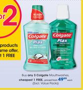 Colgate Mouthwashes-Each