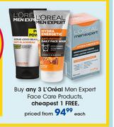 L'Oreal Men Expert Face Care Products